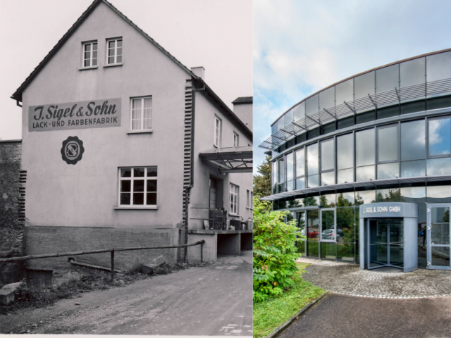 Alter Standort und neue Standort im Vergleich